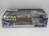 STAR WARS Ep IV Red Leader's X-Wing Fighter - Death Star Trench + Pilot Figure