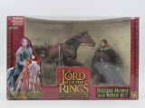 Lord of the Rings The Two Towers Aragorn & Brego Deluxe Horse & Rider Set