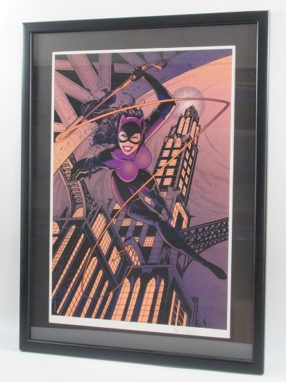Catwoman Jim Balent Signed Framed Lithograph