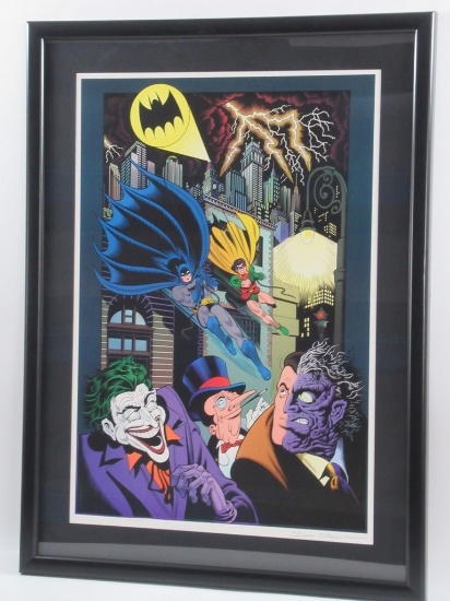 Batman Dick Sprang Signed/Framed Lithograph