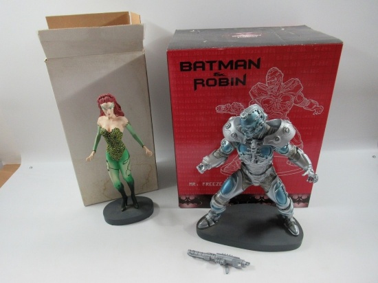 Batman and Robin Mr. Freeze/Poison Ivy Statues