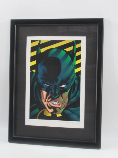 Batman Framed/Signed/Numbered Lithograph