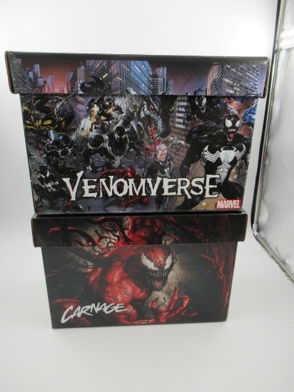 Venom & Carnage Comic Storage Boxes Lot of (2)