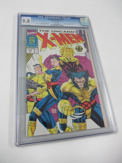 Uncanny X-Men #275 CGC 9.8 Jim Lee Cover