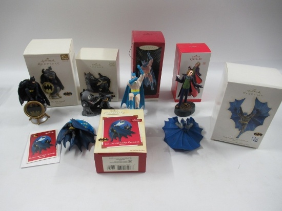 Batman + Related Hallmark Holiday Ornament Lot