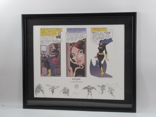 Origins of Batgirl Framed Lithograph #113/500
