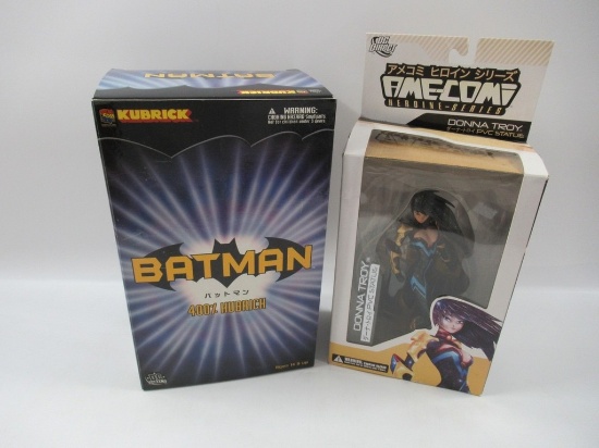 Batman 400% Kubrick + Donna Troy Ame-Comi Figure