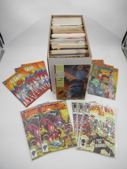 Assorted Comic Books Short Box