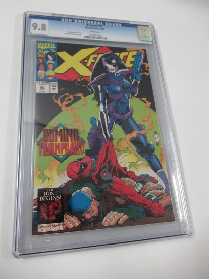 X-Force #23 CGC 9.8 Capullo Domino/Deadpool Cover