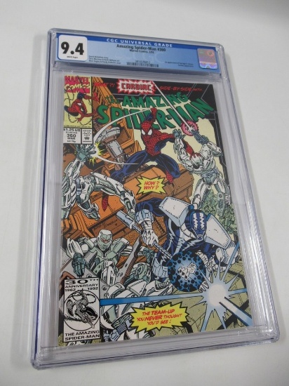 Amazing Spider-Man #360 CGC 9.4/Key Carnage