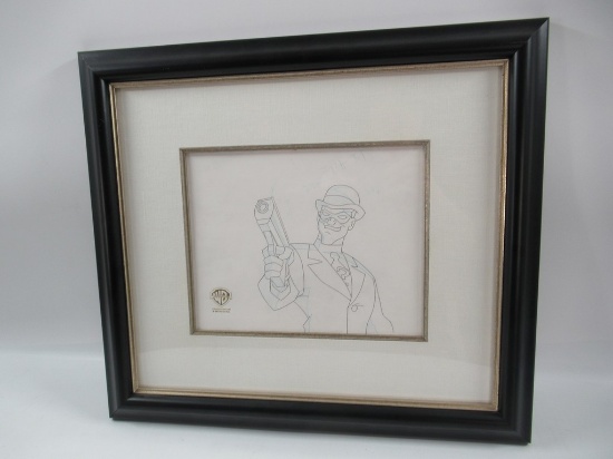 Batman Animated Riddler Framed Production Art