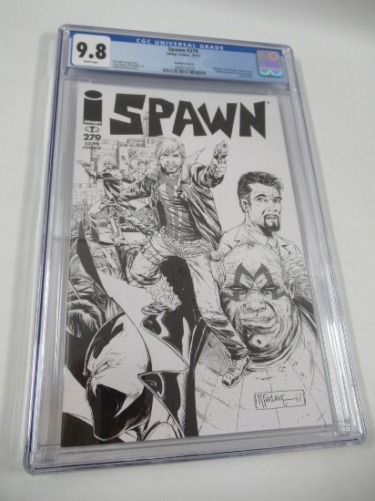 Spawn #279 CGC 9.8 Walking Dead Sketch Variant