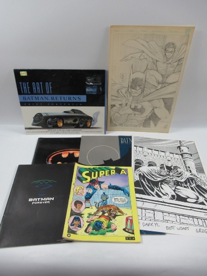 Batman Portfolios/Art + More Lot