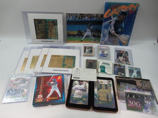 Ken Griffey Jr. Cards/Collectibles Box Lot