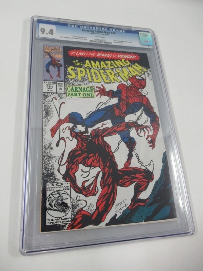 Amazing Spider-Man #361 CGC 9.4 1st Carnage!
