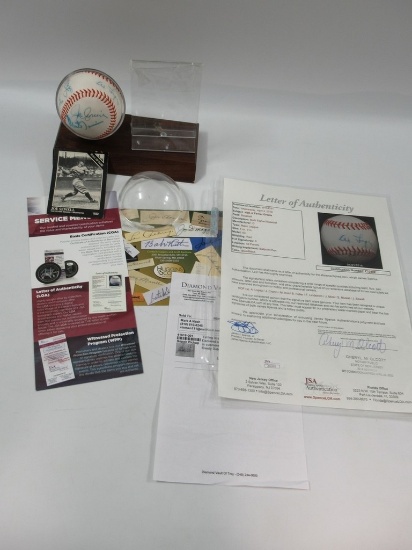 MLB Hall of Famers Multi-Signed Baseball Stan Musial and More!
