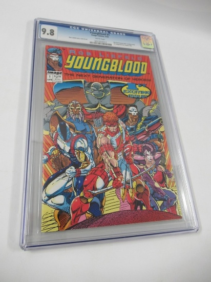 Youngblood #1 CGC 9.8/Image 1992 Liefeld