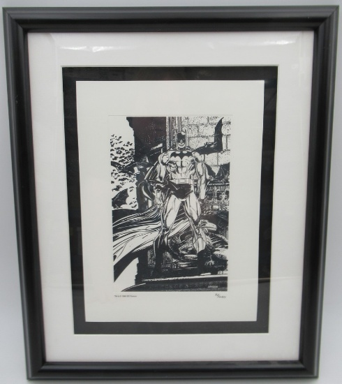 Batman Framed Fine Art Etching #95/250