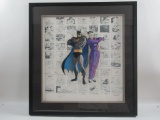 Batman/Joker Framed Litho/Mark Hamill Signed!