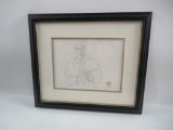Batman Animated Two-Face Framed Production Art