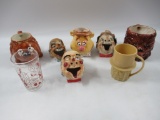 Vintage Ceramic Mugs/Ashtrays and More