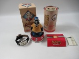 Popeye Fossil Watch/Figurine Lot