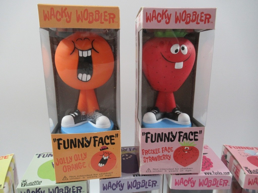 Y's old　Wacky Wobbler Funny Face２体セット Funko Funny Face Wacky Wobbler Bobblehead Lot | Proxibid