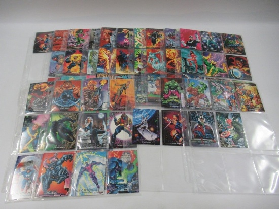 Marvel Masterpieces Series 1 Card Set + Chase Cards + More