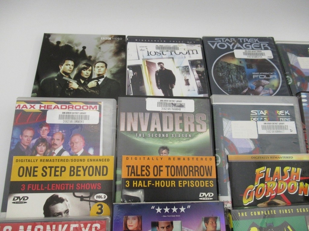 Sci-Fi/Action TV on DVD (Lot of 31) | Computers & Electronics Electronics  CD's, DVD's, DVR's & Blue-rays | Online Auctions | Proxibid