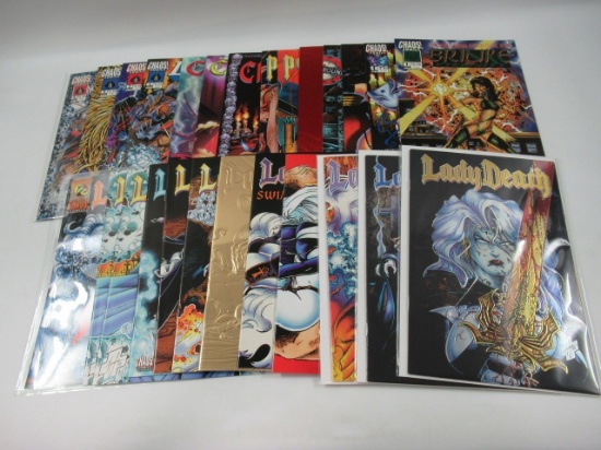 Lady Death/Chaos! Comic Lot/Key