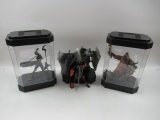 Spawn Figure Lot w/Fishtank Display Cases