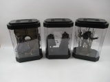 Movie/Horror Action Figure Lot w/Display Cases