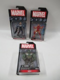 Marvel Universe Hulk/Heroic Age Iron Man/Steve Rogers Figures
