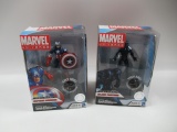 Marvel Universe Exclusive Black Panther + Captain America Figures