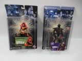 DC Direct Elseworlds Figures. Superman Dark/Batgirl