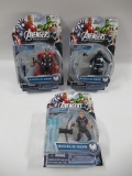 Avengers Assemble Shield Gear Hawkeye/Thor Nick Fury Figures
