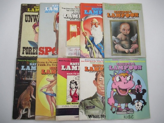 National Lampoon Group of (10) 1971-1976