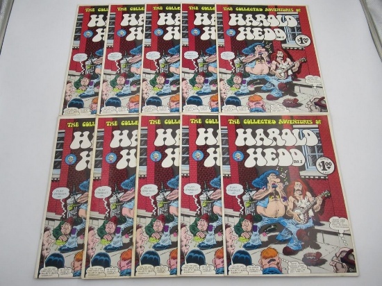 Harold Hedd (x10) 1972 Last Gasp Underground Comix
