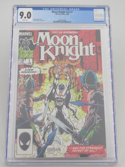 Moon Knight V2 #1 (1985) CGC 9.0/New Costume + Powers