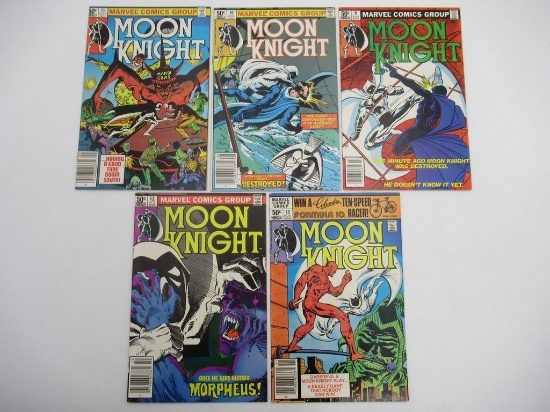 Moon Knight (1980) #9/10/11/12/13 1st Morpehus/Key Daredevil