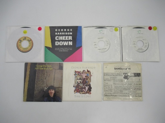 George Harrison 45 RPM Singles Lot