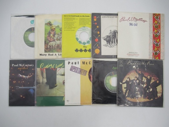 Paul McCartney 45 RPM Singles Lot