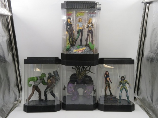Image Comics Action Figures in Display Cases