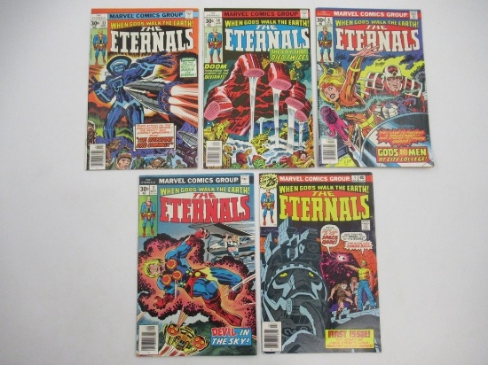 The Eternals #1/3/6/10/11 (1976) Marvel Comics