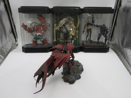 Spawn + Related Figures w/Display Cases Lot