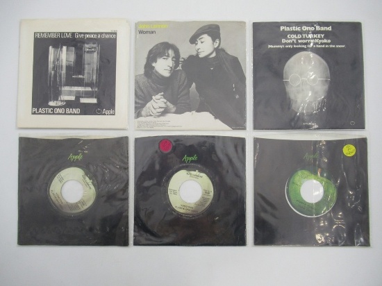 John Lennon/Yoko Ono 45 RPM Singles Lot