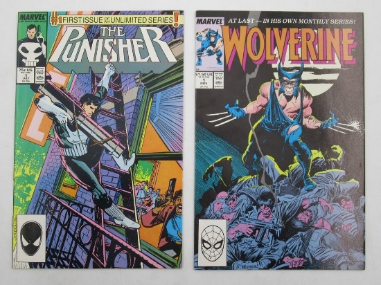 Wolverine #1 (1988) + Punisher #1 (1987)