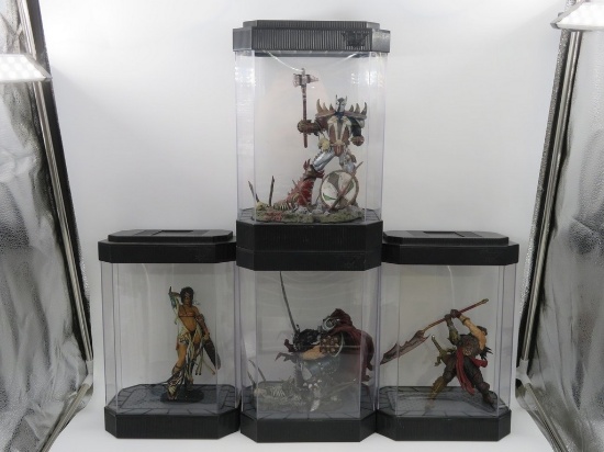 McFarlane + Spawn Figures in Display Cases Lot