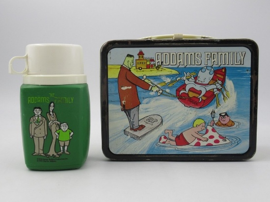 Addams Family 1974 Lunchbox w/Thermos