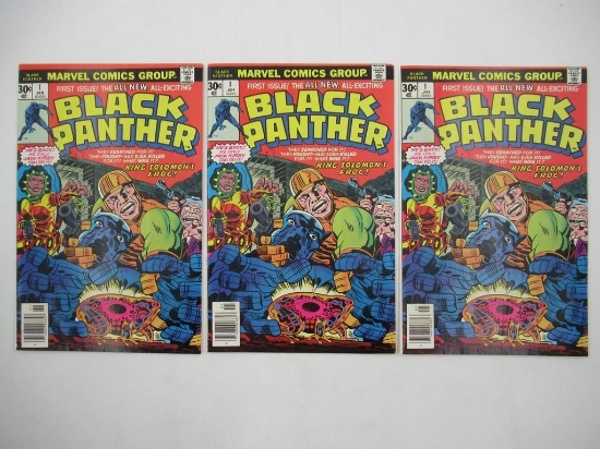 Black Panther #1 (x3)(1977) Jack Kirby!